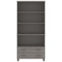Aparador HAMAR madera de pino maciza gris claro