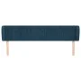 Cabecero de terciopelo azul oscuro 163x23x78/88 cm de , Cabeceros y pies de cama - Ref: Foro24-3117440, Precio: 87,91 €, Desc...