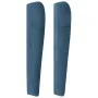 Headboard with dark blue velvet ears 83x23x118/128 cm by , Headboards and footboards - Ref: Foro24-3118228, Price: 92,49 €, D...