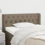 Cabecero de tela gris taupe 103x16x78/88 cm de , Cabeceros y pies de cama - Ref: Foro24-3119098, Precio: 56,40 €, Descuento: %