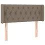 Cabecero de tela gris taupe 103x16x78/88 cm de , Cabeceros y pies de cama - Ref: Foro24-3119098, Precio: 56,40 €, Descuento: %