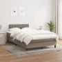 Cama box spring con colchón tela gris taupe 120x200 cm de , Camas y somieres - Ref: Foro24-3140285, Precio: 353,05 €, Descuen...