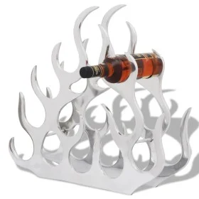 Weinregal für 11 silberne Aluminiumflaschen von vidaXL, Weinregale - Ref: Foro24-242332, Preis: 65,97 €, Rabatt: %