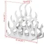 Wine rack for 11 silver aluminum bottles by vidaXL, Wine racks - Ref: Foro24-242332, Price: 65,97 €, Discount: %
