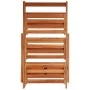3-stöckiger Pflanzenständer aus Akazienholz, 50 x 63 x 80 cm von , Topfständer - Ref: Foro24-43994, Preis: 60,86 €, Rabatt: %