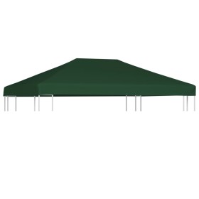 Toldo de cenador 310 g/m² 4x3 m verde