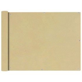 Toldo para balcón tela oxford 90x600 cm beige de vidaXL, Sombrillas - Ref: Foro24-42335, Precio: 27,04 €, Descuento: %