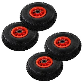 Ruedas de carrito de sacos 4 unidades goma 3.00-4 (245x82) by , Hoists, cranes and carts - Ref: Foro24-142970, Price: 48,67 €...