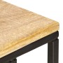 Mesa auxiliar de madera maciza de mango 35x45x65 cm