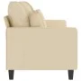 Sofá de 3 plazas de tela crema 180 cm de , Sofás - Ref: Foro24-359277, Precio: 271,21 €, Descuento: %
