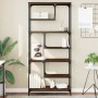 Estantería madera de ingeniería roble marrón 81x36x176 cm by , Bookcases and shelves - Ref: Foro24-836227, Price: 93,71 €, Di...