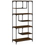 Estantería madera de ingeniería roble marrón 81x36x176 cm by , Bookcases and shelves - Ref: Foro24-836227, Price: 93,71 €, Di...