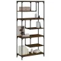 Ingenieurholzregal Eiche Braun 81x36x176 cm von , Bücherregale und Regale - Ref: Foro24-836227, Preis: 92,55 €, Rabatt: %