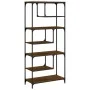 Ingenieurholzregal Eiche Braun 81x36x176 cm von , Bücherregale und Regale - Ref: Foro24-836227, Preis: 92,55 €, Rabatt: %