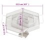 Runder Kaltnebelgenerator aus Edelstahl mit 6 Seiten, 22,5 cm. von , Grillzubehör - Ref: Foro24-30251, Preis: 23,35 €, Rabatt: %