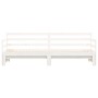 Sofá cama nido madera maciza de pino blanco 90x190 cm de , Camas y somieres - Ref: Foro24-836154, Precio: 228,76 €