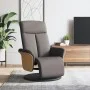 Sillón reclinable con reposapiés tela gris taupe de , Sillones - Ref: Foro24-356526, Precio: 240,44 €, Descuento: %