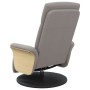 Liegesessel mit Fußstütze, grauer Taupe-Stoff. von , Sessel - Ref: Foro24-356526, Preis: 213,87 €, Rabatt: %