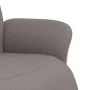 Sillón reclinable con reposapiés tela gris taupe de , Sillones - Ref: Foro24-356526, Precio: 240,44 €, Descuento: %