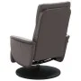 Sillón reclinable con reposapiés cuero sintético gris by , Armchairs - Ref: Foro24-356547, Price: 210,06 €, Discount: %