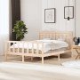 Estructura de cama de madera maciza 150x200 cm en Camas y somieres | Comprar online en Foro24