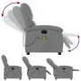 Sillón reclinable de masaje de tela gris claro de , Sillones - Ref: Foro24-371763, Precio: 208,60 €, Descuento: %