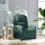 Sillón de masaje reclinable de terciopelo verde oscuro by , Armchairs - Ref: Foro24-371810, Price: 202,81 €, Discount: %