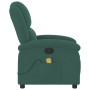 Dunkelgrüner, verstellbarer Samt-Massagesessel von , Sessel - Ref: Foro24-371810, Preis: 217,20 €, Rabatt: %
