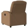 Sillón reclinable de tela marrón by , Armchairs - Ref: Foro24-372369, Price: 202,77 €, Discount: %