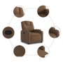 Sillón reclinable de tela marrón by , Armchairs - Ref: Foro24-372369, Price: 190,02 €, Discount: %