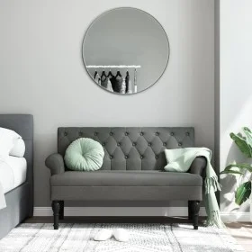 Banco con respaldo tela gris oscuro 120x62x75,5 cm by , Banks - Ref: Foro24-372121, Price: 186,79 €, Discount: %