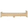 Bed frame with Sonoma oak headboard and footboard 140x200 cm by , Beds and slatted bases - Ref: Foro24-3203749, Price: 118,42...