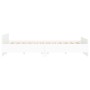 Bed frame with headboard and footboard white 180x200 cm by , Beds and slatted bases - Ref: Foro24-3203768, Price: 170,20 €, D...