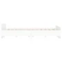 Bed frame with headboard and footboard white 180x200 cm by , Beds and slatted bases - Ref: Foro24-3203768, Price: 167,55 €, D...