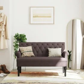 Dunkelbraunes Stoffsofa mit den Maßen 120x62x75,5 cm. von , Banken - Ref: Foro24-372123, Preis: 184,65 €, Rabatt: %
