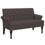 Dunkelbraunes Stoffsofa mit den Maßen 120x62x75,5 cm. von , Banken - Ref: Foro24-372123, Preis: 177,13 €, Rabatt: %