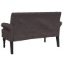 Dunkelbraunes Stoffsofa mit den Maßen 120x62x75,5 cm. von , Banken - Ref: Foro24-372123, Preis: 177,13 €, Rabatt: %