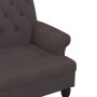 Banco con respaldo tela marrón oscuro 120x62x75,5 cm by , Banks - Ref: Foro24-372123, Price: 177,13 €, Discount: %