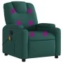 Sillón de masaje reclinable de tela verde oscuro by , Armchairs - Ref: Foro24-372383, Price: 207,77 €, Discount: %