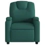 Sillón de masaje reclinable de tela verde oscuro by , Armchairs - Ref: Foro24-372383, Price: 207,77 €, Discount: %