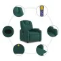 Dunkelgrüner Stoff-Massagestuhl mit Liegefunktion von , Sessel - Ref: Foro24-372383, Preis: 207,81 €, Rabatt: %