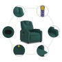 Dunkelgrüner Stoff-Massagestuhl mit Liegefunktion von , Sessel - Ref: Foro24-372383, Preis: 210,92 €, Rabatt: %