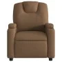 Sillón reclinable con masaje de tela marrón by , Armchairs - Ref: Foro24-372381, Price: 207,93 €, Discount: %