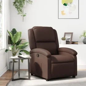 Brauner Kunstleder-Fernsehsessel von , Sessel - Ref: Foro24-371777, Preis: 210,66 €, Rabatt: %