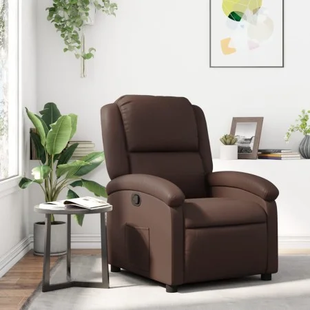 Brauner Kunstleder-Fernsehsessel von , Sessel - Ref: Foro24-371777, Preis: 209,12 €, Rabatt: %