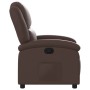 Brauner Kunstleder-Fernsehsessel von , Sessel - Ref: Foro24-371777, Preis: 220,44 €, Rabatt: %