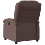 Sillón reclinable de cuero sintético marrón by , Armchairs - Ref: Foro24-371777, Price: 220,44 €, Discount: %