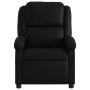 Sillón reclinable de cuero sintético negro by , Armchairs - Ref: Foro24-371775, Price: 242,23 €, Discount: %