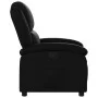 Sillón reclinable de cuero sintético negro de , Sillones - Ref: Foro24-371775, Precio: 194,48 €, Descuento: %