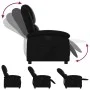 Sillón reclinable de cuero sintético negro de , Sillones - Ref: Foro24-371775, Precio: 194,48 €, Descuento: %